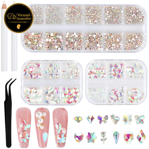 Nagelstrasssteine set 1560 - set,