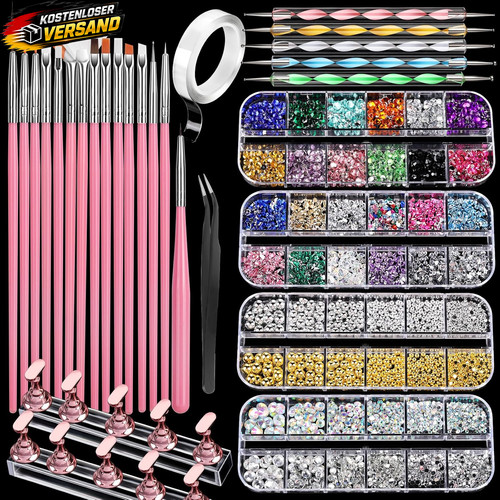 Nagelstrasssteine für