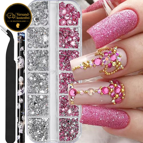 Nagelsteine set mit - nagelsteine,
