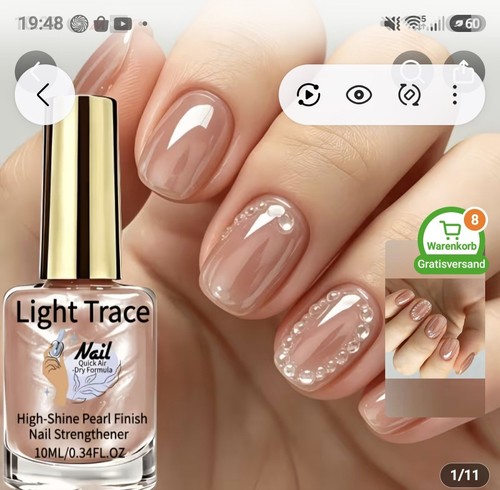 Nagelhärter mit glasperlen - nagelhärter,