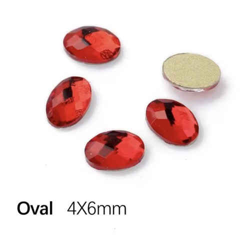 Rote ovale formen flache - x,