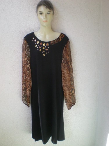Damen modell kleid schwarz - ,