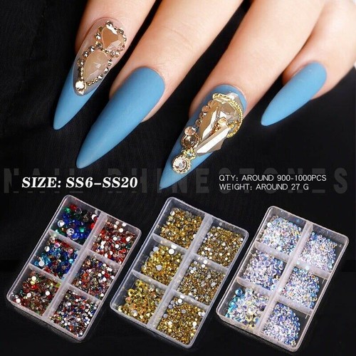 Glänzende strass flache - strass,