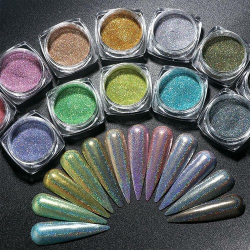 Holografischer nagelspiegel - holografischer,