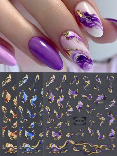 Marmor nail art - marmor,